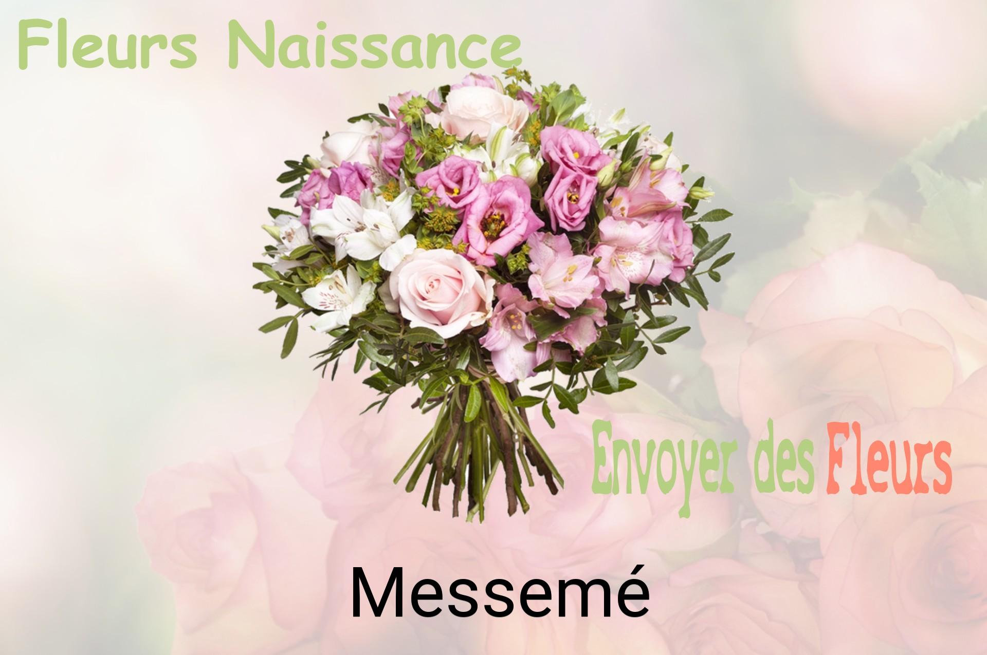 Bouquet de fleurs de naissance livré à Messemé